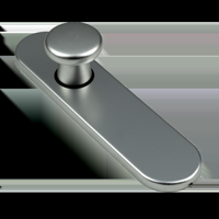 AMI Knop 160/40 Vast Kortschild 177/1 Blind Klik F1 - 311551