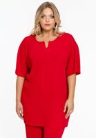 Yoek Tuniek PLISSE | Rood | Maat 58/60 Yoek Tuniek PLISSE | Rood | Maat 58/60