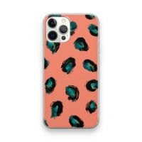 Pink Cheetah: iPhone 12 Pro Transparant Hoesje