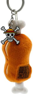 One Piece - Pluche Meat on a Bone Keychain