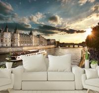 Parijs reis over de seine city fotobehang Parijs reis over de seine city fotobehang