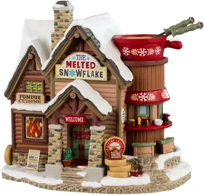 Lemax the melted snowflake verlicht kersthuisje Vail Village 2024