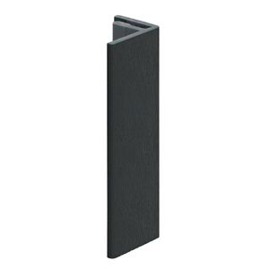 Keralit eindprofiel 17 mm Zwart (2806)