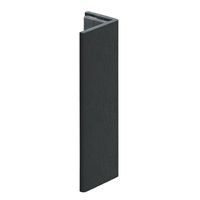 Keralit eindprofiel 17 mm Zwart (2806)