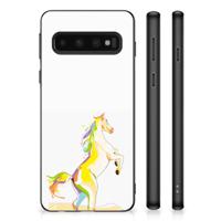 Samsung Galaxy S10 | Bumper Hoesje | Horse Color