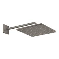 GROHE Rainshower Mono 310 Cube Hoofddouche - 31x31cm - 1 straalsoort - wandarm 42.2cm - geborsteld hard graphite 26564al0