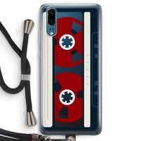 Here's your tape: Huawei P20 Transparant Hoesje met koord