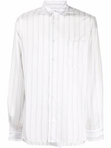 Comme Des Garçons Shirt chemise à rayures verticales imprimées - Blanc