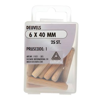 Deuvels 8 40mm 75st - Deltafix