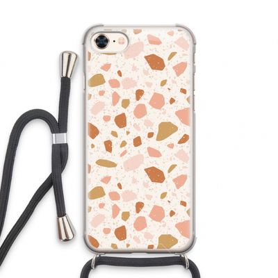 Terrazzo N°18: iPhone 7 Transparant Hoesje met koord