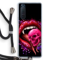 Dodelijk zoet: Sony Xperia 5 II Transparant Hoesje met koord