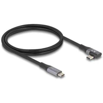 Delock USB-C-kabel USB-C stekker, USB-C stekker 1.00 m Zwart 81131 Delock USB-C-kabel USB-C stekker, USB-C stekker 1.00 m Zwart 81131