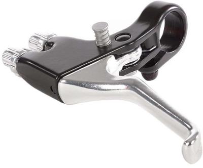 Remgreep links Mirage dubbele kabel - zwart/zilver (bulkverpakking)