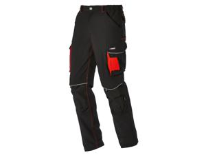 PARKSIDE PERFORMANCE Heren werkbroek (50, Zwart/rood)