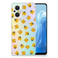 TPU bumper voor OPPO Reno8 Lite Katten Emojis