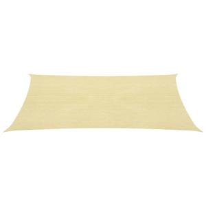 Zonnescherm HDPE rechthoekig 2x4 m beige