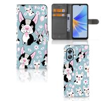 OPPO A17 | Telefoonhoesje | Met pasjeshouder | Hondjes