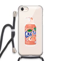 S(peach)less: iPhone 8 Transparant Hoesje met koord
