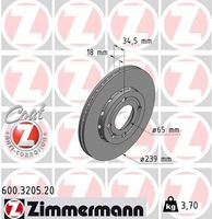 Remschijf Coat Z 600320520