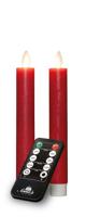 Dinerkaars-USB wax 18 cm rood - Annas collection