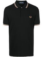 Fred Perry polo à logo brodé - Noir - thumbnail