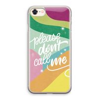 Don't call: iPhone 8 Transparant Hoesje