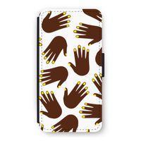 Hands dark: iPhone 12 Flip Hoesje