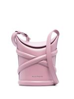 Alexander McQueen sac seau à design ligaturé - Rose