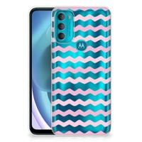 Motorola Moto G71 5G | TPU bumper | Waves Roze