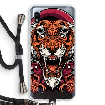 Tiger and Rattlesnakes: Samsung Galaxy A10 Transparant Hoesje met koord