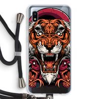 Tiger and Rattlesnakes: Samsung Galaxy A10 Transparant Hoesje met koord