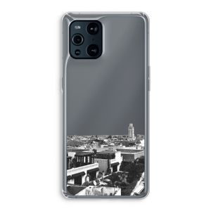 Marrakech Skyline : Oppo Find X3 Transparant Hoesje