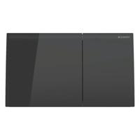Geberit Drukplaat Sigma 70 Frontbediening 2-toets Glas Zwart