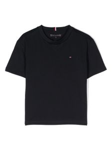 Tommy Hilfiger Junior t-shirt en coton à logo brodé - Bleu