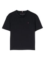 Tommy Hilfiger Junior t-shirt en coton à logo brodé - Bleu