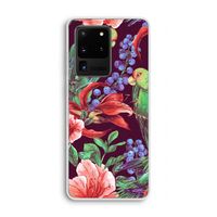 Papegaaien: Samsung Galaxy S20 Ultra Transparant Hoesje