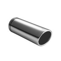 Ulter Sport Uitlaatsierstuk - Rond 90mm Schuin - Lengte 120mm - Montage 65-80mm - RVS USNX90 Ulter Sport Uitlaatsierstuk - Rond 90mm Schuin - Lengte 120mm - Montage 65-80mm - RVS USNX90