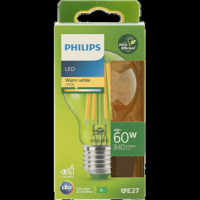 Philips Led Bulb 60W E27 2700K CL UE bij Jumbo