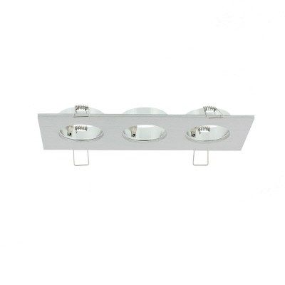 Luzern LED armatuur 3 voudig aluminium 876504 2700K