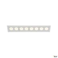 SLV Led inbouwlamp Milandos 8-lichts 8x160 lumen wit 1005426