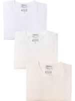 Maison Margiela lot de trois t-shirts en coton - Blanc - thumbnail