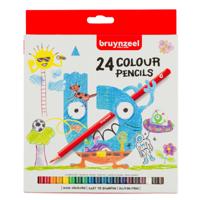 Kleurpotlood Bruynzeel Kids set à 24 kleuren | 6 stuks