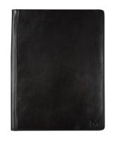 Schrijfmap maverick black a4 rits schrijfblok zw