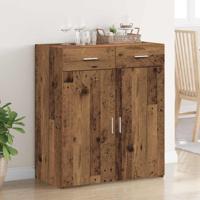 Opslagkast Oude Hout 80x42,5x93,5 cm Gefabriceerd Hout