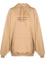 VETEMENTS hoodie 4 Seasons en coton - Marron