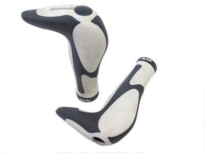 Ergotec Handvatset x-act safety grip zwart/ wit 147mm