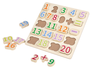 lupilu Houten puzzel (Rekenen)