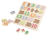 lupilu Houten puzzel (Rekenen)