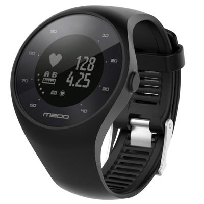 Siliconen sport polsband voor POLAR M200 (zwart)