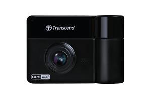 Transcend DrivePro 550B Dashcam met GPS Kijkhoek horizontaal (max.): 150 ° 12 V, 24 V WiFi, Accu, Cabinecamera